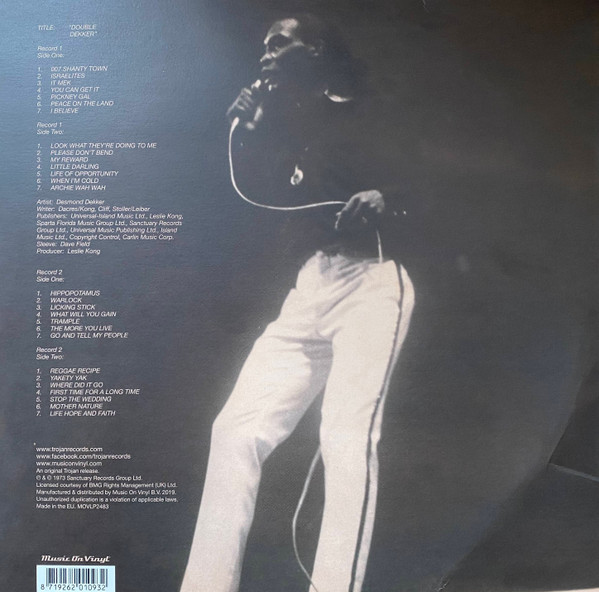 Desmond Dekker - Double Dekker | Music On Vinyl (MOVLP2483) - 2