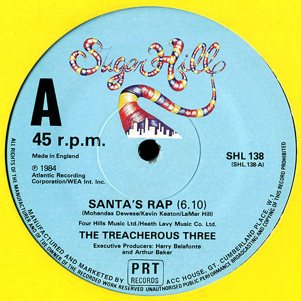 Treacherous Three - Santa's Rap | Sugar Hill Records (SHL 138)