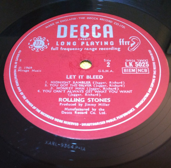 The Rolling Stones - Let It Bleed | Decca (LK 5025) - 4
