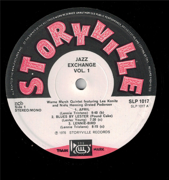 Warne Marsh Quintet - Jazz Exchange Vol. 1 | Storyville (SLP 1017) - 3 Warne Marsh Quintet - Jazz Exchange Vol. 1 | Storyville (SLP 1017) - 3