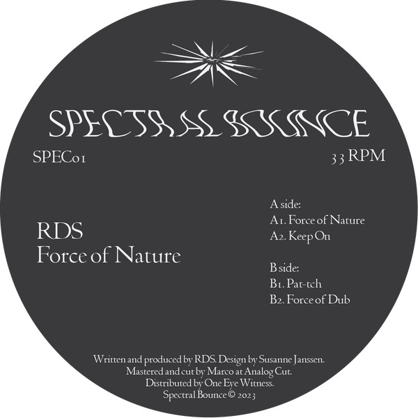 RDS - Force of Nature EP | Spectral Bounce (SPEC01) - main