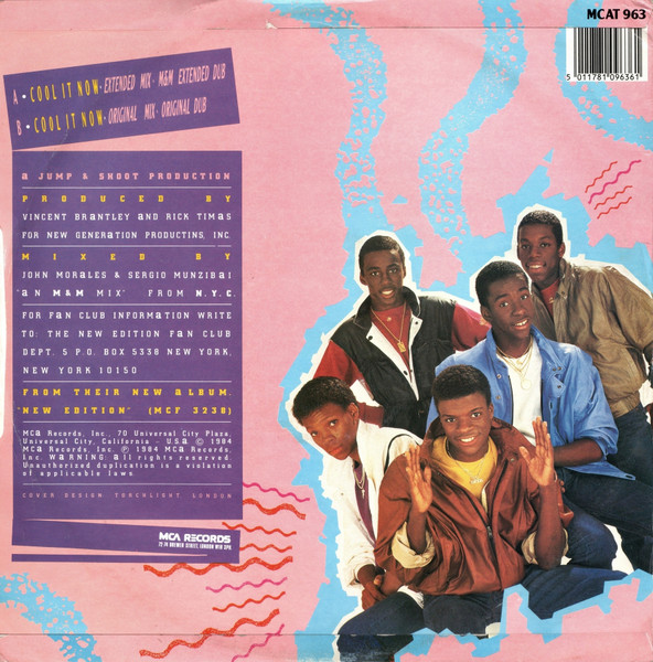 New Edition - Cool It Now | MCA Records (MCAT 963) - 2 New Edition - Cool It Now | MCA Records (MCAT 963) - 2