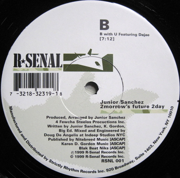 Junior Sanchez - 2Morrows Future 2Day | R-Senal (RSNL 001) - 4