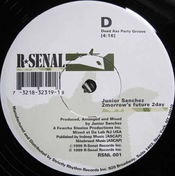 Junior Sanchez - 2Morrows Future 2Day | R-Senal (RSNL 001) - 6