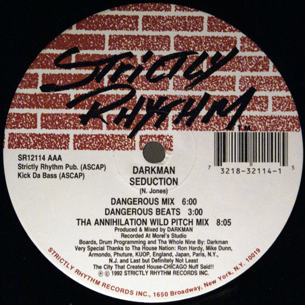 Darkman - Annihilating Rhythm / Seduction | Strictly Rhythm (SR12114) - 2