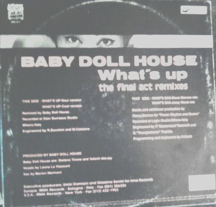 Baby Doll House - What's Up (The Final Act Remixes) | Calypso Records (CPS 011)