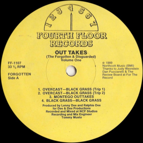 Out Takes - (The Forgotten & Disguarded) Volume One | Fourth Floor Records (FF-1107)