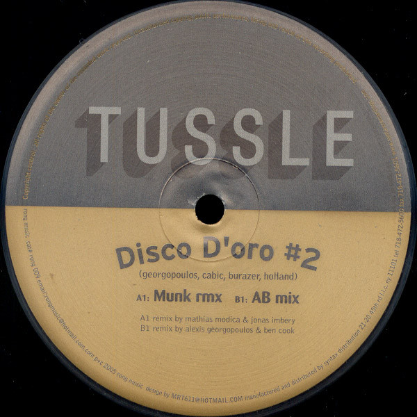 Tussle - Disco D'Oro #2 | Rong Music (RONG 009)