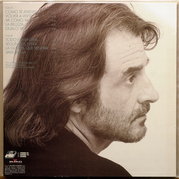 Luis Eduardo Aute - Segundos Fuera | Ariola (209986 5C) - 2