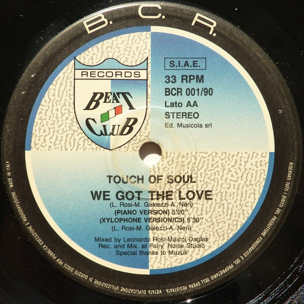 Touch Of Soul - We Got The Love | Beat Club Records (BCR 001/90) - 2 Touch Of Soul - We Got The Love | Beat Club Records (BCR 001/90) - 2