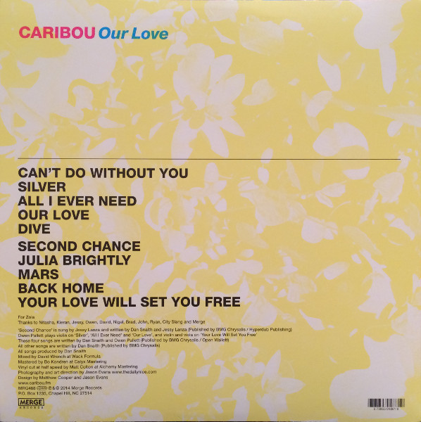 Caribou - Our Love | Merge Records (MRG488) - 2