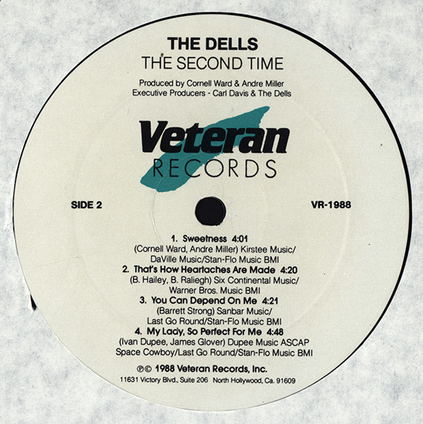 The Dells - The Second Time | Veteran Records (VR-1988) - 4