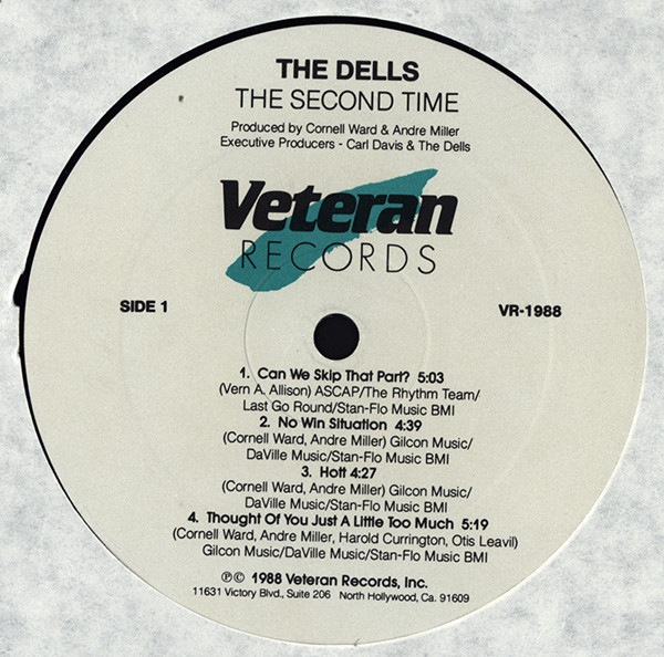 The Dells - The Second Time | Veteran Records (VR-1988) - 3