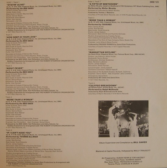 Various - Saturday Night Fever (The Original Movie Sound Track) | RSO (2658 123) - 8 Various - Saturday Night Fever (The Original Movie Sound Track) | RSO (2658 123) - 8