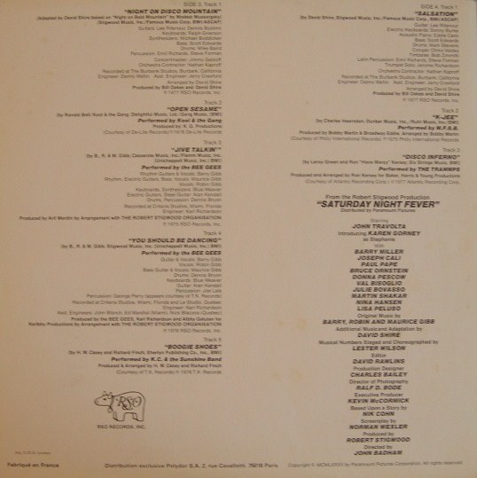 Various - Saturday Night Fever (The Original Movie Sound Track) | RSO (2658 123) - 9 Various - Saturday Night Fever (The Original Movie Sound Track) | RSO (2658 123) - 9