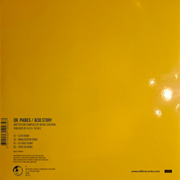 Dr. Phibes - Acid Story (35th Anniversary) | Diki Records Classics (DIKI 2314) - 2