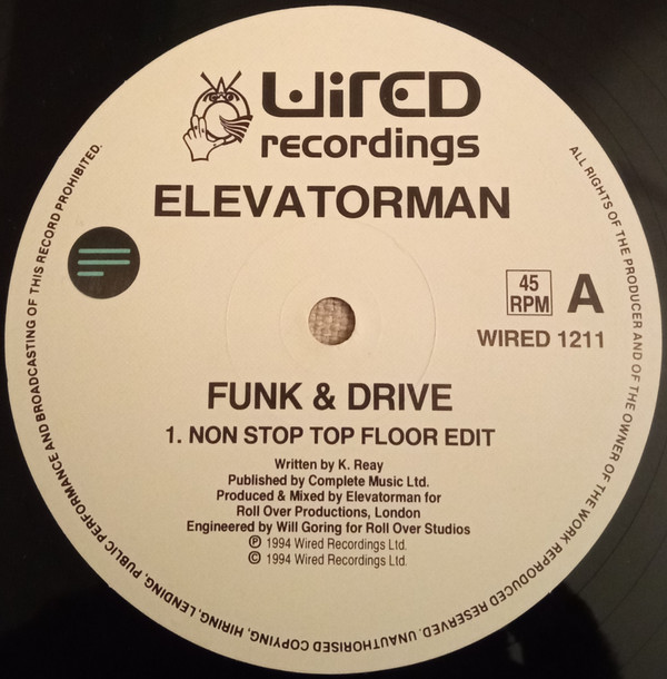 Elevatorman - Funk & Drive | Wired Recordings (WIRED 1211) - 3