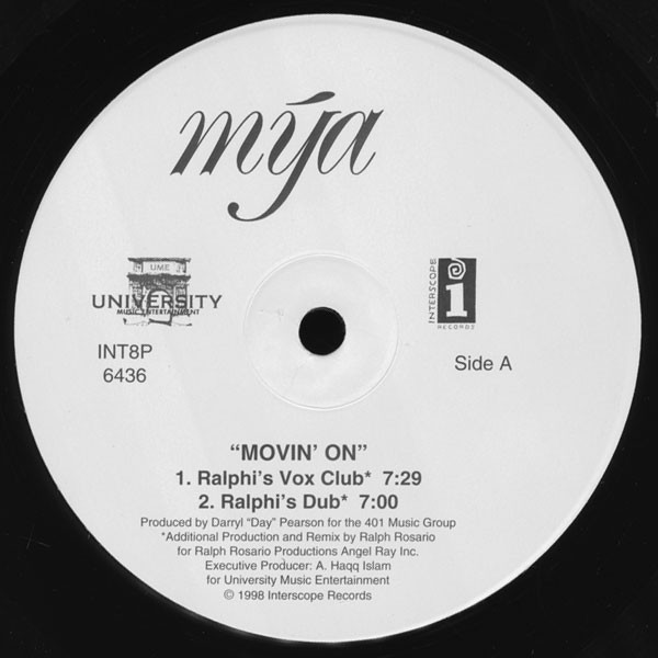 Mýa - Movin' On | Interscope Records (INT8P-6436)