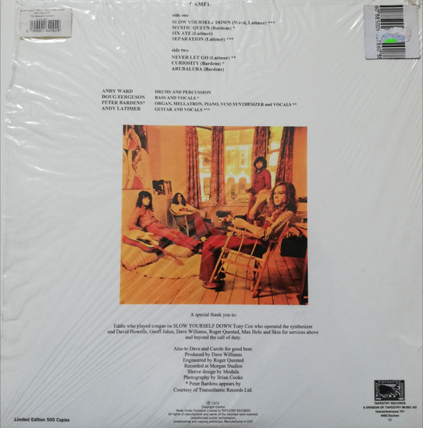 Camel - Camel | Tapestry Records (TPT 227) - 2