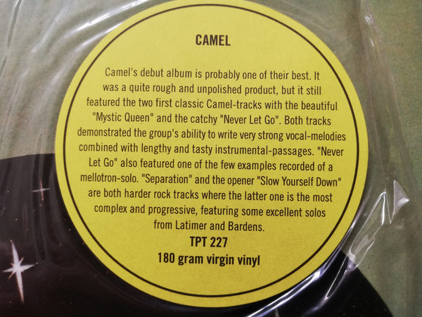 Camel - Camel | Tapestry Records (TPT 227) - 3