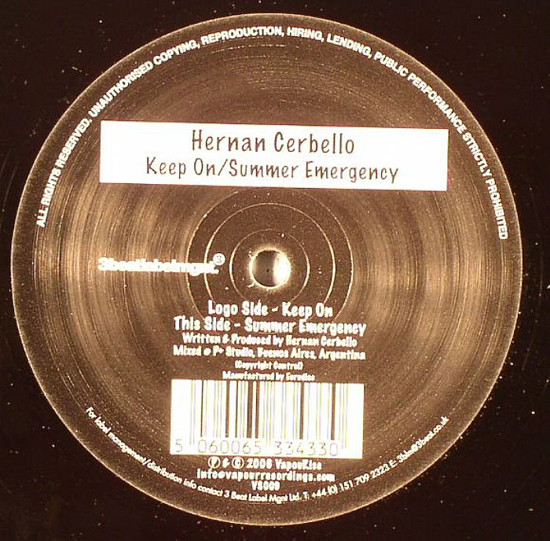 Hernan Cerbello - Keep On / Summer Emergency | VapouRise (VS009)