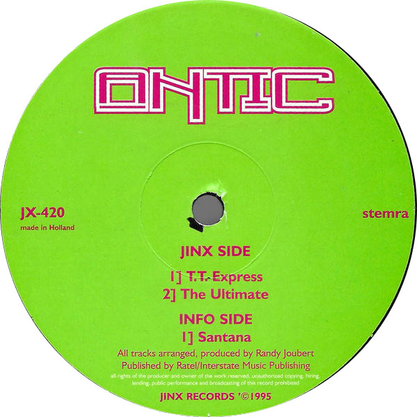 Antic - Antic | Jinx Records (JX-420) - 4 Antic - Antic | Jinx Records (JX-420) - 4