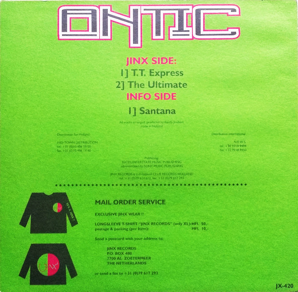 Antic - Antic | Jinx Records (JX-420) - 2 Antic - Antic | Jinx Records (JX-420) - 2