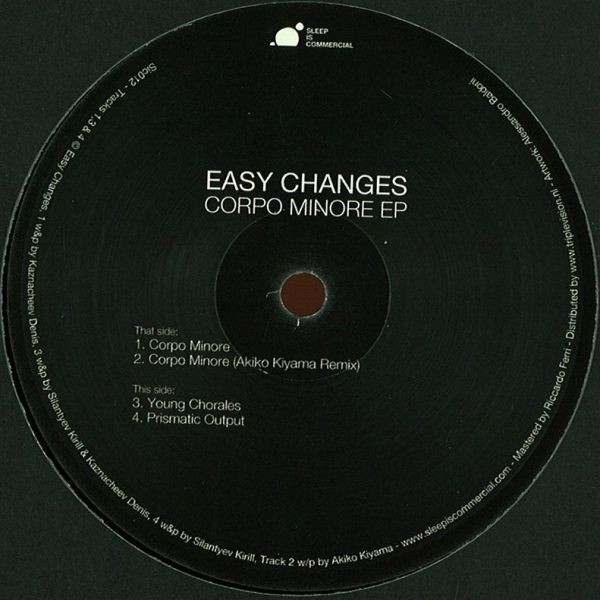 Easy Changes - Corpo Minore E.P. | Sleep Is Commercial (Sic012) - main Easy Changes - Corpo Minore E.P. | Sleep Is Commercial (Sic012) - main