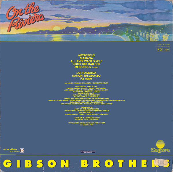 Gibson Brothers - On The Riviera | Zagora (6313 081) - 2