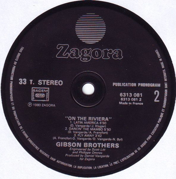 Gibson Brothers - On The Riviera | Zagora (6313 081) - 4
