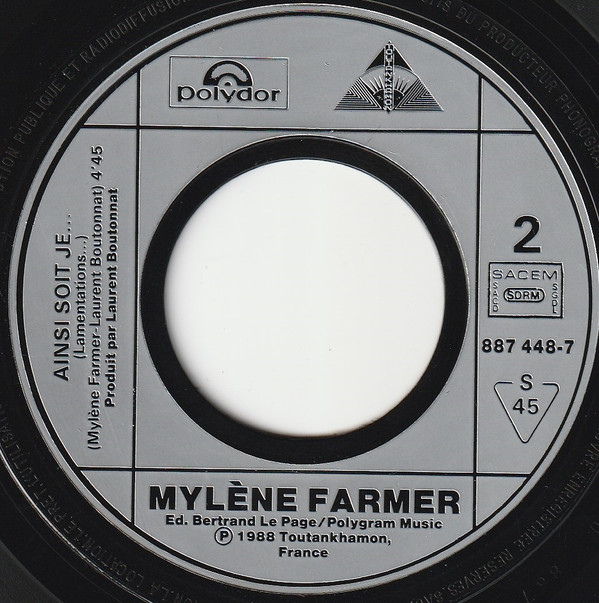 Mylène Farmer - Ainsi Soit Je... | Polydor (887 448-7) - 4