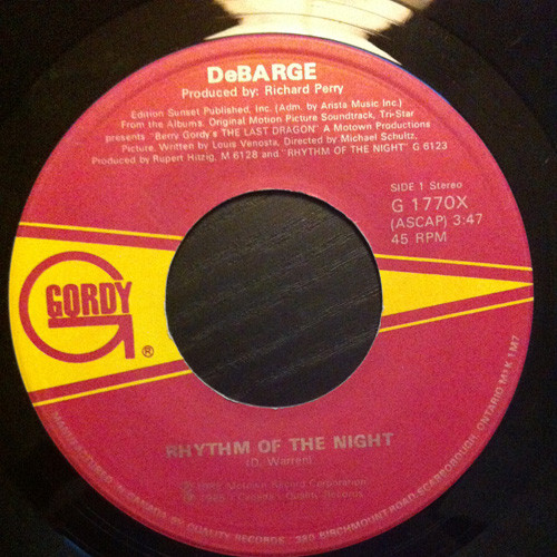 DeBarge - Rhythm Of The Night | Gordy (G 1770X) - 3