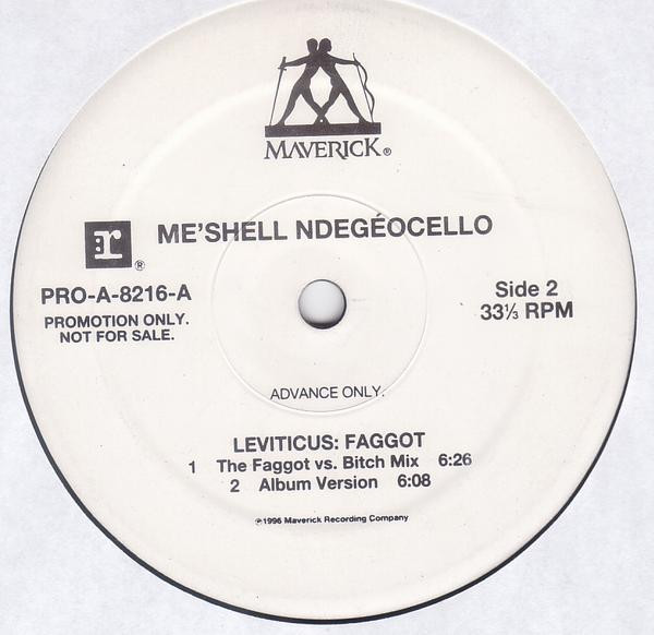 Me'Shell NdegéOcello - Leviticus: Faggot | Maverick (PRO-A-8216-A) - 2