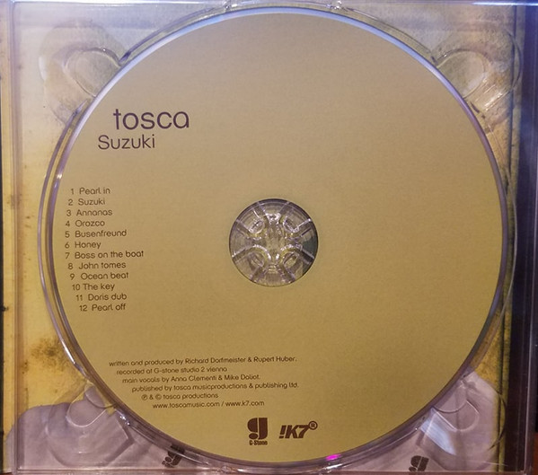 Tosca - Suzuki | G-Stone Recordings (!K7085CD) - 3 Tosca - Suzuki | G-Stone Recordings (!K7085CD) - 3