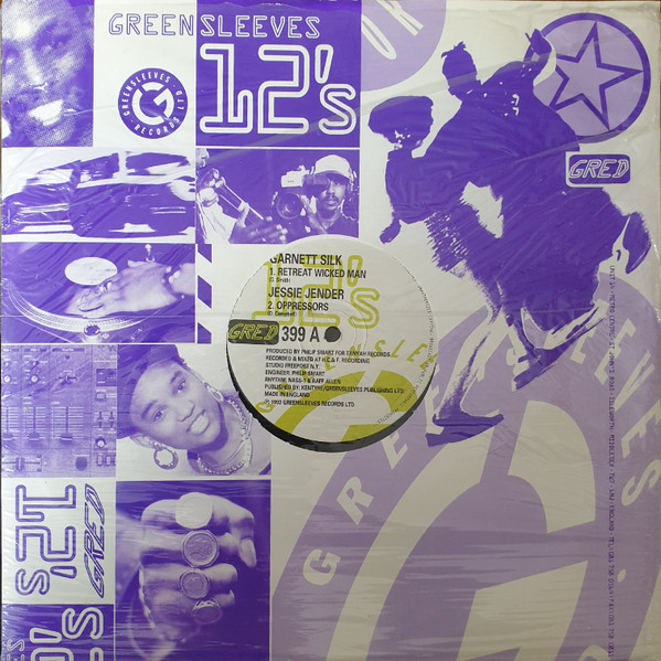Garnett Silk / Jesse Jender / Mark Wonder - Retreat Wicked Man / Oppressors / Low Profile | Greensleeves Records (GRED 399) - 3