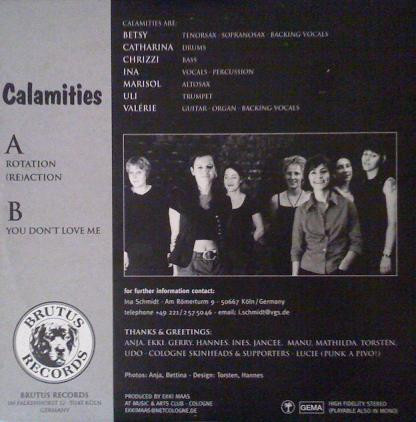 Calamities - Rotation / (Re)action | Brutus Records (none) - 2