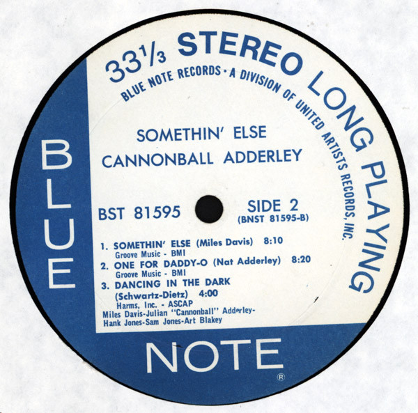 Cannonball Adderley - Somethin' Else | Blue Note (BST-81595) - 4