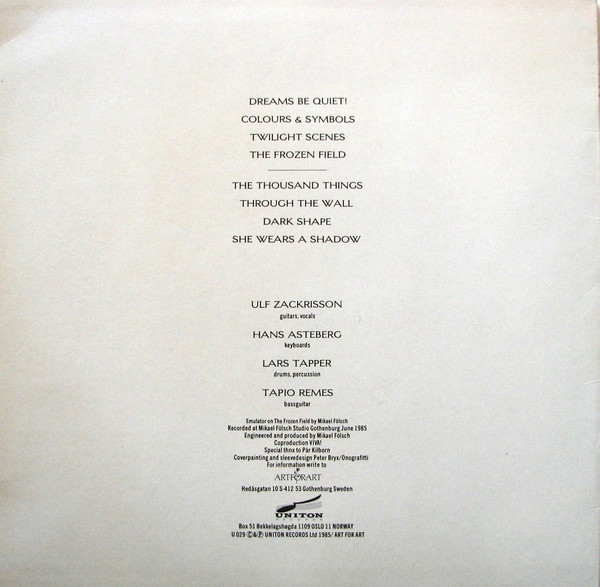 Viva! - Dreams Be Quiet! | Uniton Records (U 029) - 2