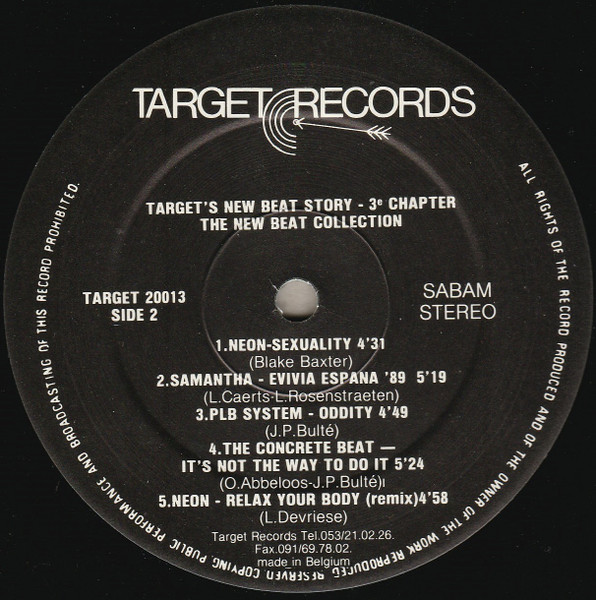Various - Target's New Beat Story - Third Chapter | Target Records (TR.20013) - 4