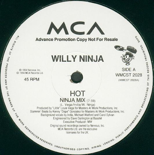 Willie Ninja - Hot | MCA Records (WMCST 2028) - 2 Willie Ninja - Hot | MCA Records (WMCST 2028) - 2