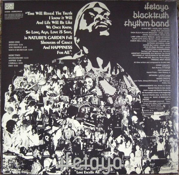 Black Truth Rhythm Band - Ifetayo "Love Excells All" | Soundway (SNDWLP033X) - 2