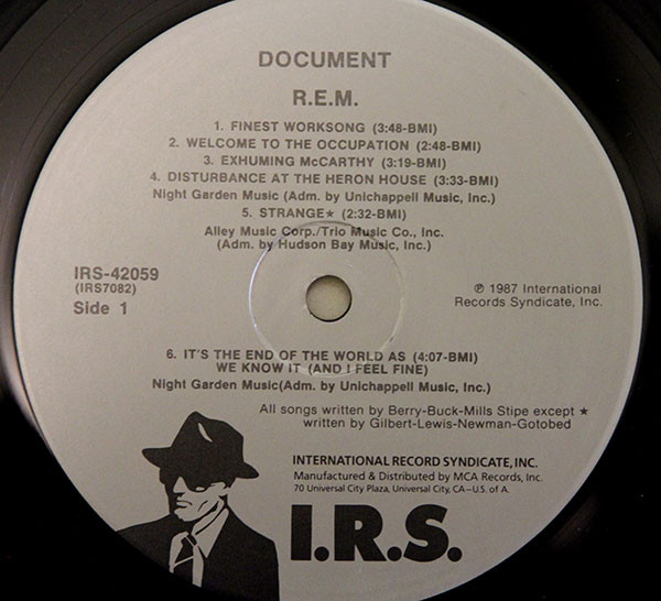 R.E.M. - Document | I.R.S. Records (IRS-42059) - 4