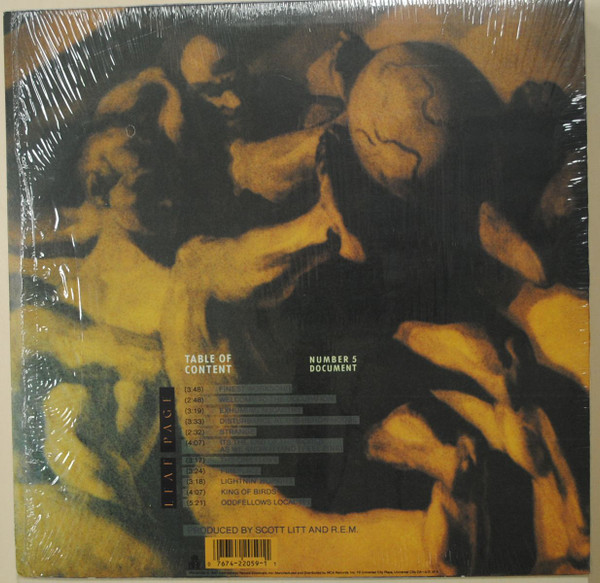 R.E.M. - Document | I.R.S. Records (IRS-42059) - 2