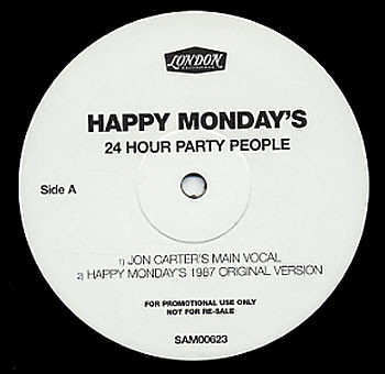 Happy Mondays - 24 Hour Party People | London Records (SAM00623) - main Happy Mondays - 24 Hour Party People | London Records (SAM00623) - main