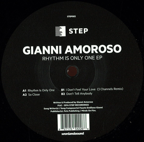 Gianni Amoroso - Rhythm Is The Only One EP | Step (STEP002) - main