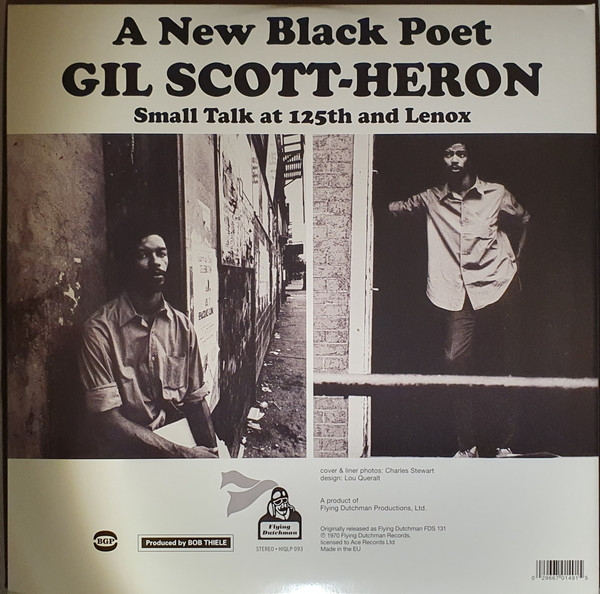 Gil Scott-Heron - Small Talk At 125th And Lenox LP | Flying Dutchman (HIQLP 093) - 4