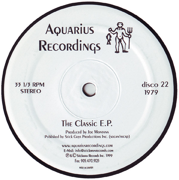 Joe Montana - The Classic E.P. | Aquarius Recordings (disco 22)