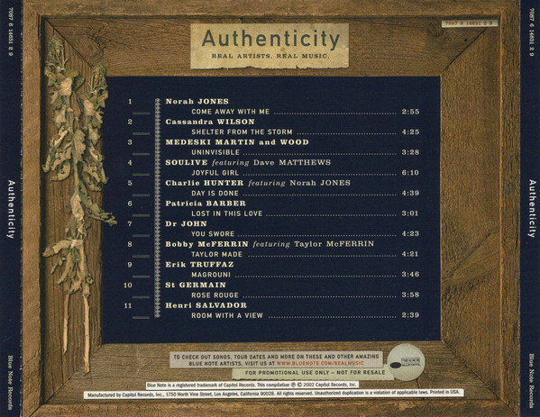 Various - Authenticity | Blue Note (7087 6 14651 2 9) - 2