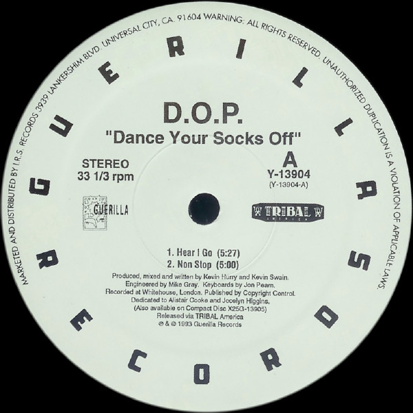 D.O.P. - Dance Your Socks Off | TRIBAL America (Y-13904)