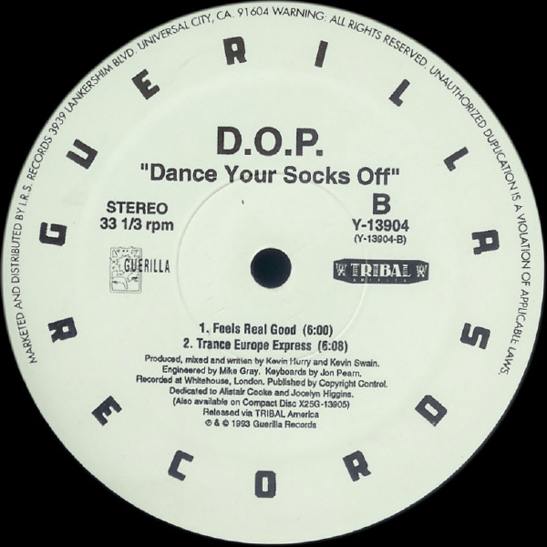 D.O.P. - Dance Your Socks Off | TRIBAL America (Y-13904) - 2